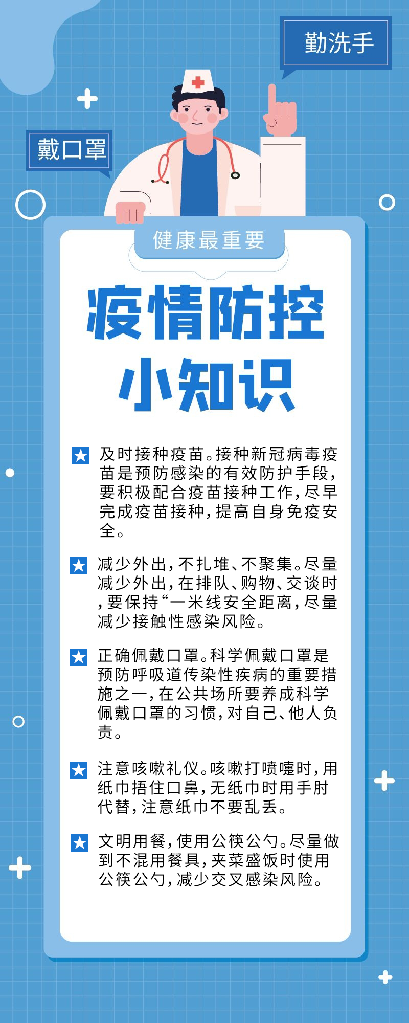 健康科普｜疫情防控知识要记牢！