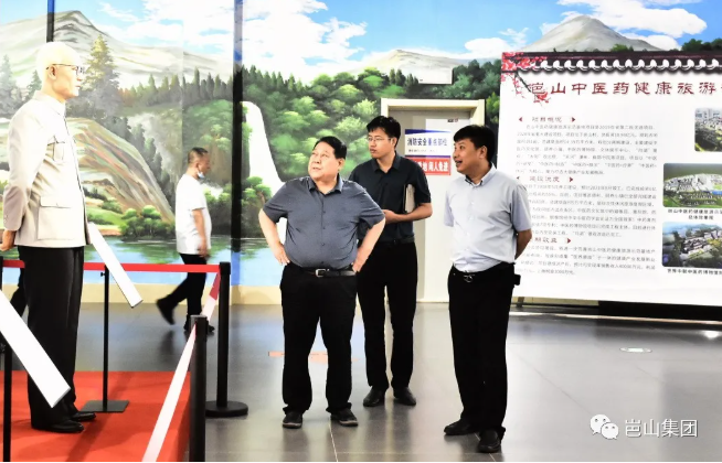 山东南郊医院集团董事长郑庆水到岜山万杰医院参观(图4)